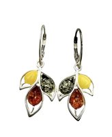 Orecchini Domar Donna Ambra in Argento Ambra AMBER-OR-19-280